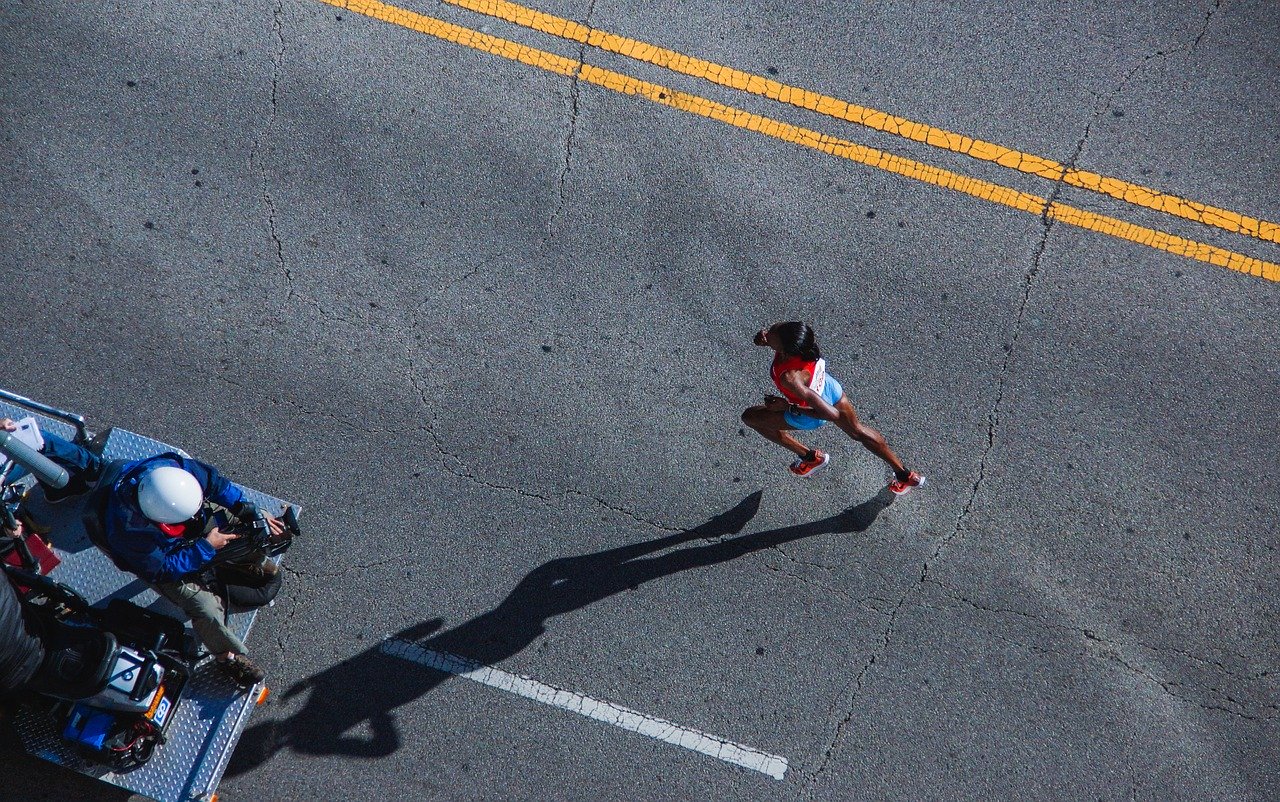 Penser à courir de temps à autre pour garder la ligne.